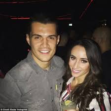 This is from her first date! Granit Xhaka Enjoys Night Out With Glamorous Girlfriend Daily Mail Online