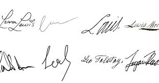 1 cawan 2 daun 1. Gambar Tanda Tangan Huruf L Gambar Tulisan Hd