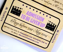 Customize tickets in minutes using our free printable event ticket templates in our collection. Wedding Invitation Movie Ticket File Only Invitations Invitations Announcements Deshpandefoundationindia Org