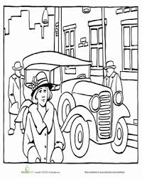 Large collection of free printable baseball coloring pages. Color The Roaring Twenties Car Worksheet Education Com