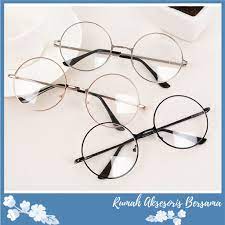 Jual kacamata bulat lentur di lapak optik rudaykhan. Rab Kacamata Bulat Fashion Wanita Dan Pria Kaca Mata Oval Termurah Shopee Indonesia