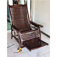 Beli kursi lipat berkualitas harga murah july 2021 di tokopedia! Jual Kursi Santai Lipat Kayu Jati Kursi Malas Minimalis Kursi Goyang Di Lapak Sulthan Furniture Bukalapak