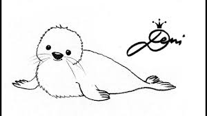 Robbe Schnell Zeichnen Lernen Für Kinder How To Draw A Seal как се рисува тюлен Machdierobbe