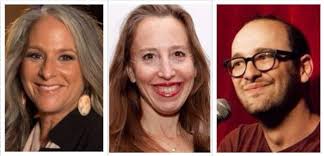 Congratulations to Brandeis Emmy nominees: -- Marta Kauffman '78 (left),  co-creator of “Grace and Frankie,” whose stars Lily Tomlin and Jane Fonda  were nominated for best actress -- Caroline Baron '83 (center),