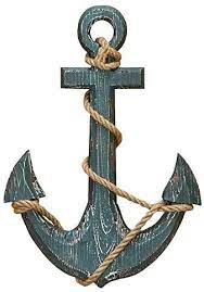 Great for baby shower centerpieces, diaper cake centerpiece and party favors for baby boy with nautical themes. Amazon Com Benzara 91620 Wood Anchor With Rope Nautical Decor 18 H 12 W Aqua Blue Home Kitchen