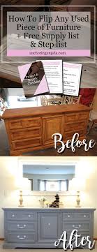 How To Flip Any Piece Of Used Furniture Flipping Furniture Diy Dresser