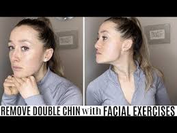 Get Rid Of Double Chin Have Sharper Jawline With Face Exercises Youtube Face Yoga Double Chin Jawline
