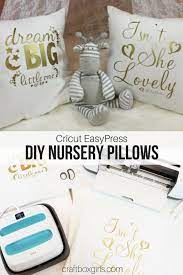 Cricut Easypress Nursery Pillows Nursery Decor Pillows Diy Baby Room Decor Nursery Pillow Diy