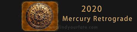 Mercury Retrograde 2020 The Red Shaded Days Are When Mercury Is Retrograde In 2020