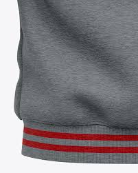 Download Men S Heather Letterman Jacket Or Varsity Jacket Back View In Apparel Mockups On Yellow Images Object Mockups