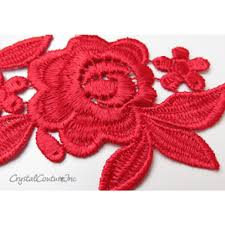 4 projects, in 59 queues. Red Floral Lace Embroidered Applique Crystal Couture