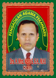 Profil Singkat Drs. H. Mhd. Nasir S, S.H., M.H.I