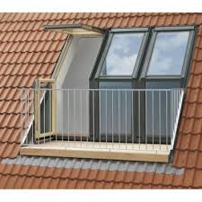 Velux Cabrio Balcony Attic Rooms Attic Renovation Roof Window