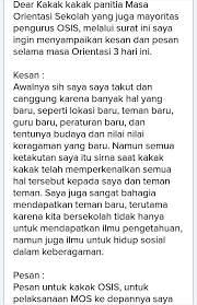 Rasanya baru kemarin ya eh sudah mau lulus saja kira kira itu perasaan yang muncul jika kamu sudah mau lulus. Kesan Dan Pesan Di Sekolah Sedang