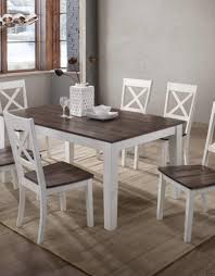 Looks like this #diningroom table is all set for a stylish meal! Farmhouse Kitchen Table And Chairs Bestkitchen88