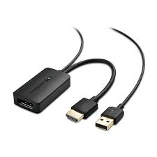 The monitors are detected if i plug them directly into the laptop's hdmi or vga ports. Amazon Com Cable Matters Hdmi To Displayport Adapter Hdmi To Dp Adapter With 4k Video Resolution Support Computers Accessories