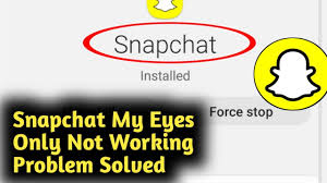 How to access my eyes only in memories for. Snapchat My Eyes Only Not Working Problem Solved Youtube