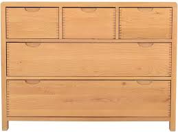 Ercol Bosco Bedroom Oak 5 Drawer Wide Chest Ercol Dresser As Nightstand Drawers