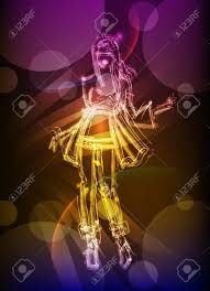 Einfach wählen sie den ort aus, wo sie das neue bild gespeichert hat. Neon Hintergrund Madchen Lizenzfrei Nutzbare Vektorgrafiken Clip Arts Illustrationen Image 10402795