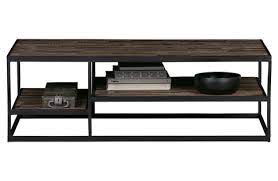 A custom made rustic coffee table is often called the anchor of the living room.the classic low table can pull a space together and set the tone that incorporates all the other furniture elements. Vic Coffee Table Wood Metal 120x60