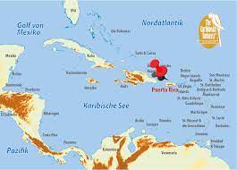 Puerto rico map showing the international boundary, country boundaries with their. Puerto Rico Das Karibik Portal