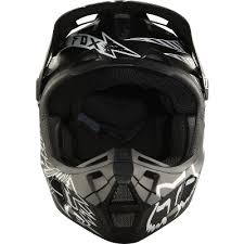 fox v2 valkari helmet front helmet fox racing racing