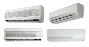 Zoning systems allow you to set different temperatures in different spaces or rooms — called zones — in. Set With Different Modern Air Conditioners On White Background 385292448 Larastock