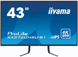 Digital television and digital cinematography commonly use several different 4k resolutions. Iiyama Prolite X4372uhsu B1 43 Panel With 4k Resolution Offering You The Power Of Four Displays Packed Into One