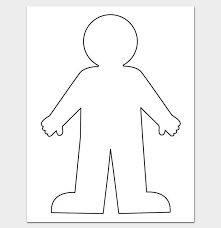 Blank anatomy template for medical infographics. 12 Human Body Outline Templates In Word Pdf Doc Formats