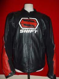 Shift Multi Color Leather Riding Jacket Coat Armored Womens Sz L Large Shift Leather Riding Jacket Riding Jacket Coats Jackets