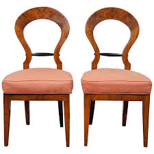 Pair Of Italian Biedermeier Style Side Chairs In 2020 Side Chairs Chair Furniture
