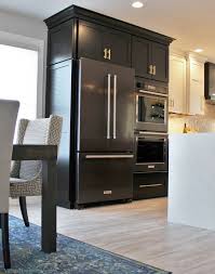 Bblack Stainless Steel Appliances By Kitchenaid Villagehomestores Black Kitchen Cabinets Interior Design Kitchen Home Decor Kitchen