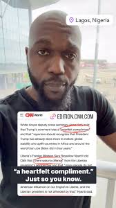 Liberia’s President was not offended by Trump asking where he learned to  speak English. Should the rest of us shut up?