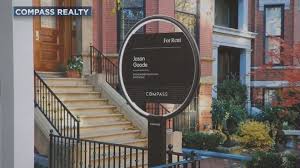 Compass real estate yard signs. Compass Real Estate Brokerage Disrupts With High Tech For Sale Sign