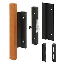 Prime Line Diecast Black Sliding Patio Door Handle 3 15 16 In Hole Center C 1061 The Home Depot Sliding Glass Door Sliding Door Handles Door Handle Sets