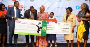 From Left Ceo Bestman Games Mrs Nimi Akinkugbe Executive Director Sweet Sensation Tunji Kamson Head Csr First Bank Nigeria P Sensation Lagos Partners