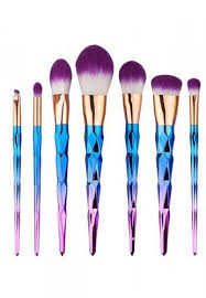 brush works unicorn makeup brush set