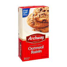 90 calories, nutrition grade (c minus), problematic ingredients, and more. Archway Homestyle Classic Soft Oatmeal Raisin Cookies Reviews 2021