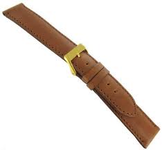 Debeer 16mm Morellato Genuine Oil Leather Padded Stitched Tan Watch Band Long 969 Tan Watch Watch Bands Genuine Leather
