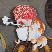 中村彰良 紙彩画家 akiyoshi nakamura on instagram part of work 2019 切り絵 貼り絵 ちぎり絵 コンポジション cutout picture and japanese paper collage no brush painting art character