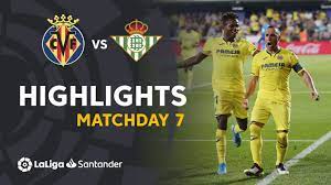In this common games the teams scored a average of 2.5 goals per match.result streak found ! Highlights Villarreal Cf Vs Real Betis 5 1 Youtube