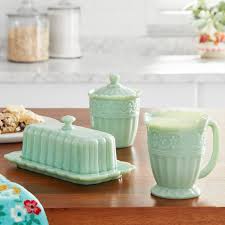 Moss rose collectibles | moss rose pattern set of creamer and sugar with lid from. The Pioneer Woman Timeless Beauty 3 Piece Sugar Bowl Creamer Butter Dish Set Walmart Com Walmart Com