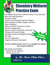 Use the following information to answer the next two exercises. Chemistry Exam Worksheets Teaching Resources Tpt