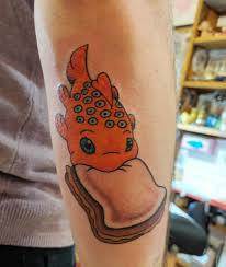 Made in 2003 for disney auctions. Pudge The Fish Lilo And Stitch Done By Nathan At Pearl Harbour Gift Shop Toronto Tattoos