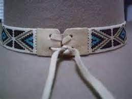 Beaded Hat Band Patterns Bing Images Beaded Hat Bands Beaded Hat Loom Beading
