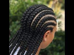 Ghana Weaving Styles Simple Hairstyles For Beautiful Ladies Hair Styles Hair Braid Models Natural Hair Styles