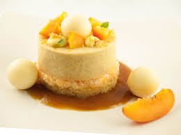 Sable Reconstitue Pana Cota Vanille Pate Sucree Vanille Coulis D Abricot Food Desserts Pastry