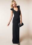 Black occasion maxi dress