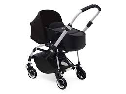 Bugaboo Bee 5 Black Black Canopy Aluminium Chassis With Carrycot From Birth With Carrycot Up To 6 Month With S Bugaboo Bee Baby Strollers Best Baby Strollers