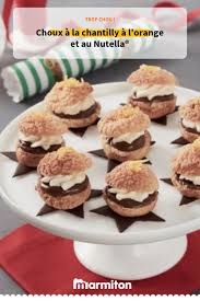 Choux A La Chantilly A L Orange Et Au Nutella Recette Nutella Alimentation Recette